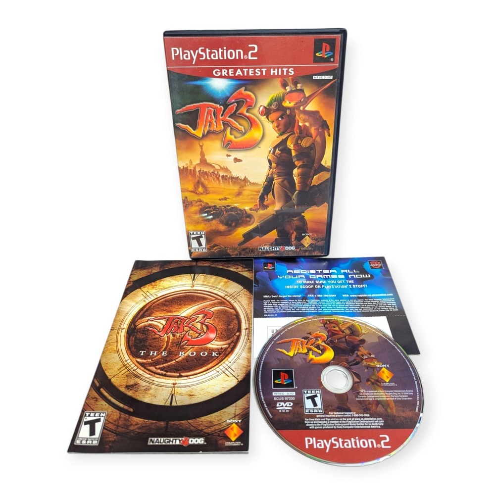 Sony Jak 3 PlayStation 2 PS2 Greatest Hits Action Adventure Game CIB